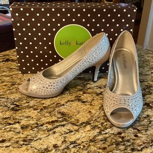 Silver Sparkly Heels